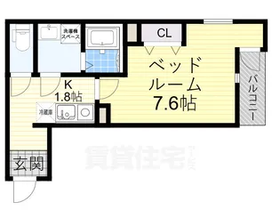 REGIES塚本【2階】の間取り