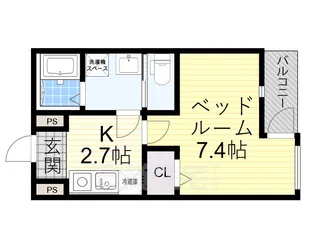 REGIES塚本【2階】の間取り