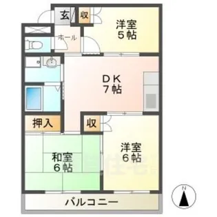 VILLA西本町【1階】の間取り