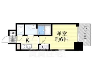 エスリード新大阪ザ・プレミアEAST【12階】の間取り