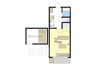 Model Room大和田第6(さんわ)【211号室】の間取り