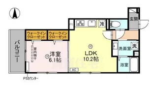 GRAMM深草 South【1階】の間取り