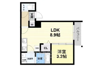 MOVE尼崎WEST【2階】の間取り
