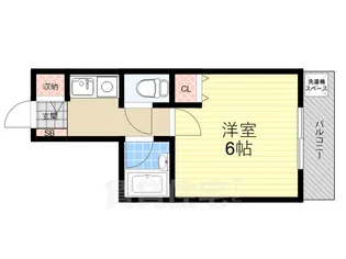 大阪府豊中市北条町1丁目【アパート】の間取り