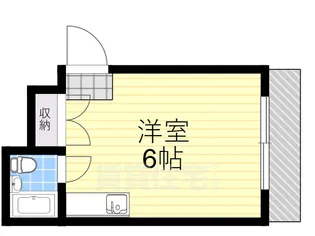 コーポ小林【4階】の間取り