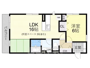 大阪府豊中市長興寺北3丁目【アパート】の間取り