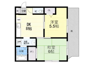 グリーンフォレスト西宮7【1階】の間取り