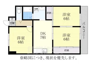 メゾン神の木【2階】の間取り