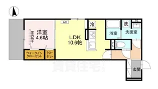 D-ROOM丹波橋【1階】の間取り