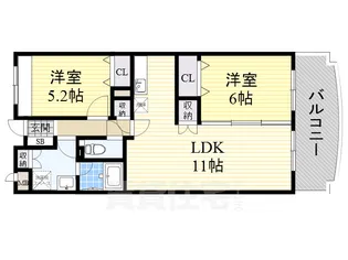 ヴァートゥールーツ【1階】の間取り
