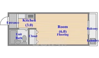 アイビーアレイ【203号室】の間取り