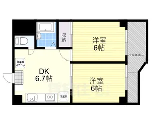 アイレスト砧【302号室】の間取り