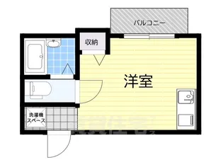 ランロウド不動前【202号室】の間取り