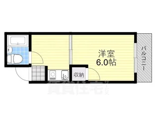 グランドコート新大阪【405号室】の間取り