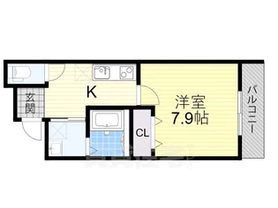 大阪府堺市堺区今池町2丁【アパート】の間取り