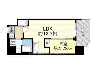 プレジオ西中島ASIAN【7階】の間取り