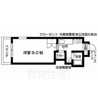 浄土寺kamii【1階】の間取り