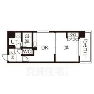 プラネシア星の子四条西洞院【8階】の間取り