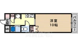 1Kの間取り画像