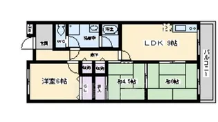 中谷MX-2【A-6号室】の間取り