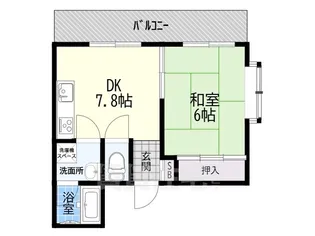 アーチスト赤川【3階】の間取り