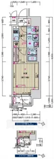 プレサンス新大阪ザ・デイズ【12階】の間取り