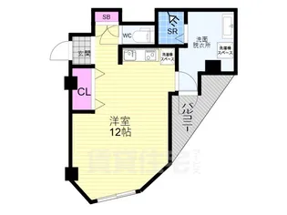 1Rの間取り画像