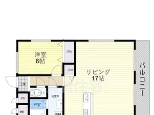 第一辰巳マンション【1階】の間取り