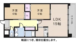 ガゾンドコリーヌ【1階】の間取り
