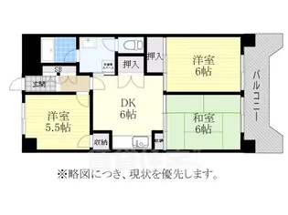 サンパークマンション【B-402号室】の間取り