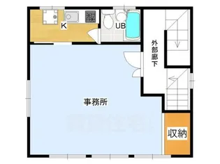 山本ビル(旧称アーレックスビル)【2階】の間取り