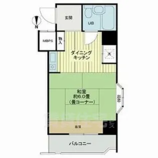 エクレーヌ御池【10階】の間取り