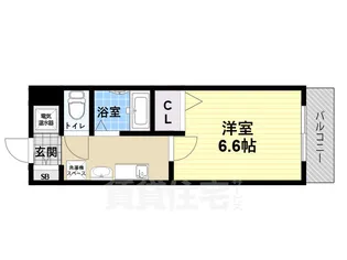 レジスコート東難波1【3階】の間取り