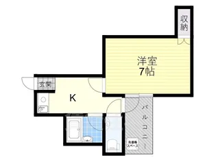 ベルメゾン一須賀3号館【2階】の間取り