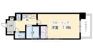プレサンス京都四条烏丸クロス【1階】の間取り