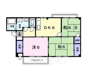 サンヴィレッジ上尾Ⅱ【1階】の間取り