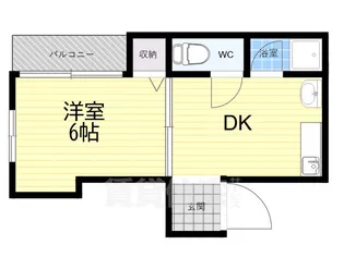 コスモコーポ【2階】の間取り