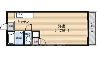 ビラ・デ・リンネ【2階】の間取り