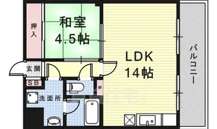 メゾンオリエント【5階】の間取り