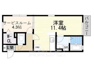 オーク太田2【3階】の間取り