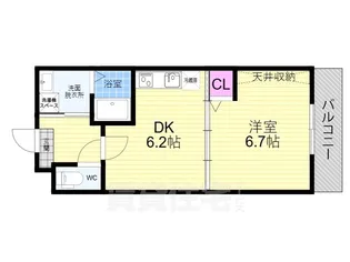 フォルトゥーナ東寺町【1階】の間取り