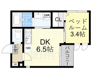 oeillet【2階】の間取り