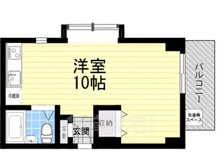 キングコーポラス2【1階】の間取り