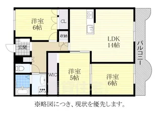 H・S TOWN【3階】の間取り