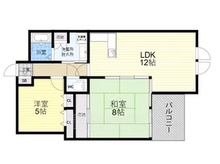 STムアナ【403号室】の間取り