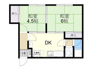 梶原ハイツ【1階】の間取り