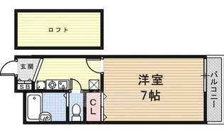アバントコート尼崎【1階】の間取り
