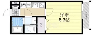 CASA汐町【2階】の間取り