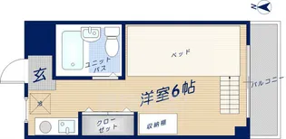 シャンクレール奈良【216号室】の間取り