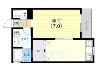 メゾンド須磨【2階】の間取り